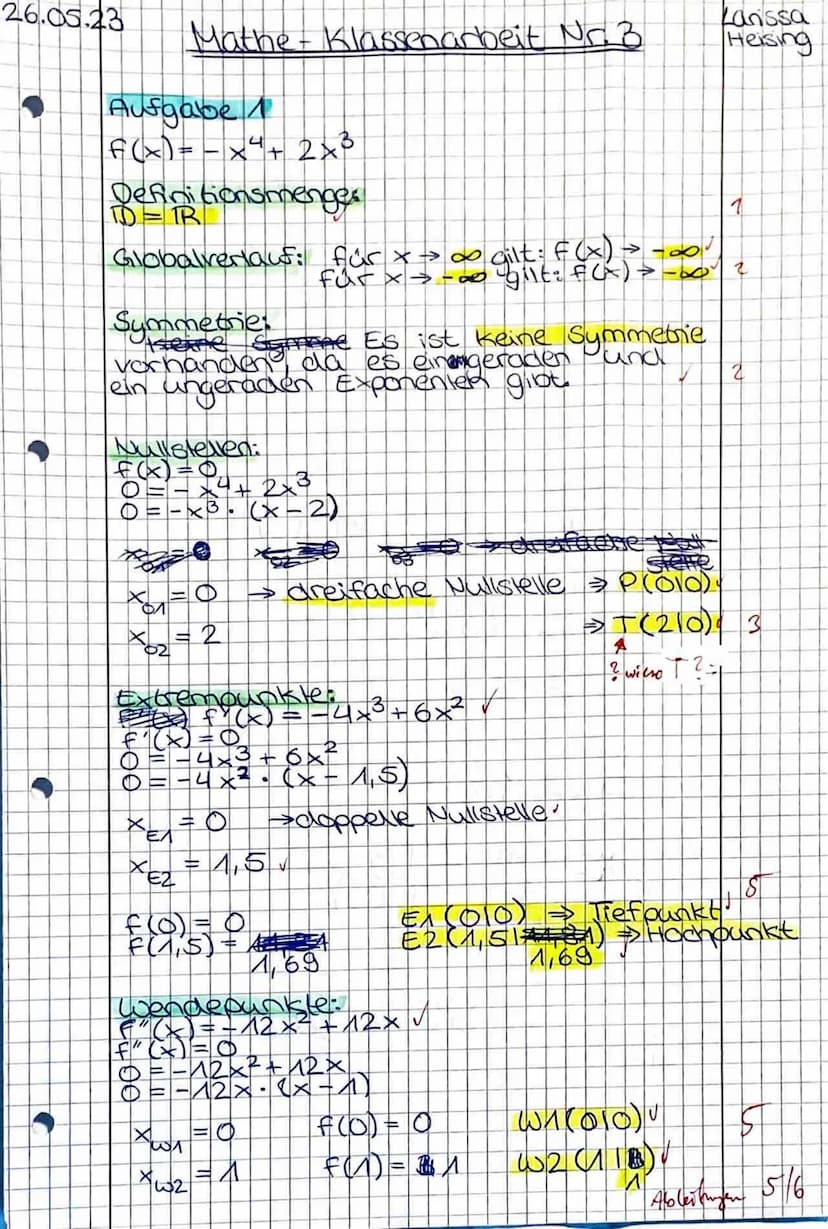 Zentralabitur 2025
Rechnertyp:CAS
Aufgabe 1
Führen Sie eine vollständige Kurvendiskussion' durch:
f(x) = -x + 2x²
Ergebnis
Mathematik
Klasse