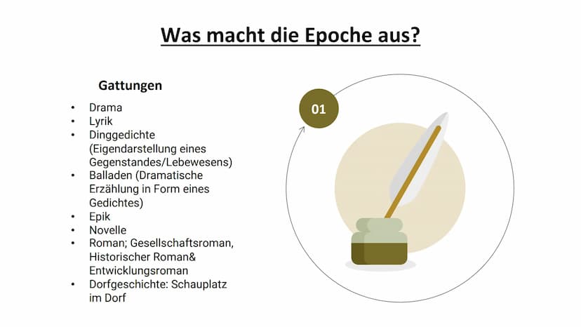 Die Epoche des
Realismus
(1848-1890)
,,Die Epoche der schönen Wirklichkeit" ●
|||||
Historischer Kontext
Industrialisierung
Beginn: 1815
For