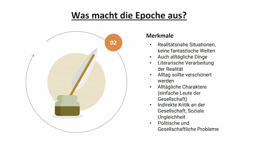 Die Epoche des
Realismus
(1848-1890)
,,Die Epoche der schönen Wirklichkeit" ●
|||||
Historischer Kontext
Industrialisierung
Beginn: 1815
For