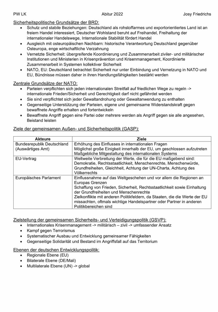 PW LK
Friedenssicherung als nationale und internationale Herausforderung
Erscheinungsformen des internationalen Terrorismus:
Autonomistisch/