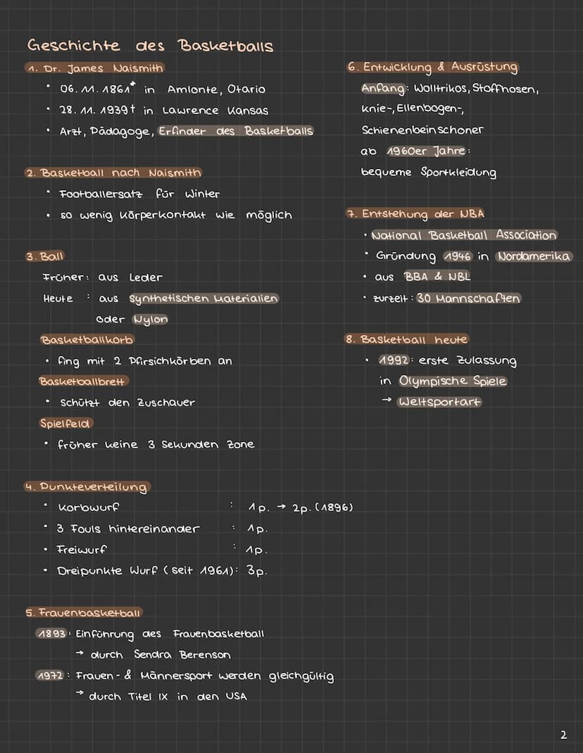 BASKETBALL
2. Tracking
Thema
• laufen mit Ball
Geschichte
Regelwerk
→ verboten
Handlungsbedingung
Passen, Fangen, Dribbling
Korbleger
Positi