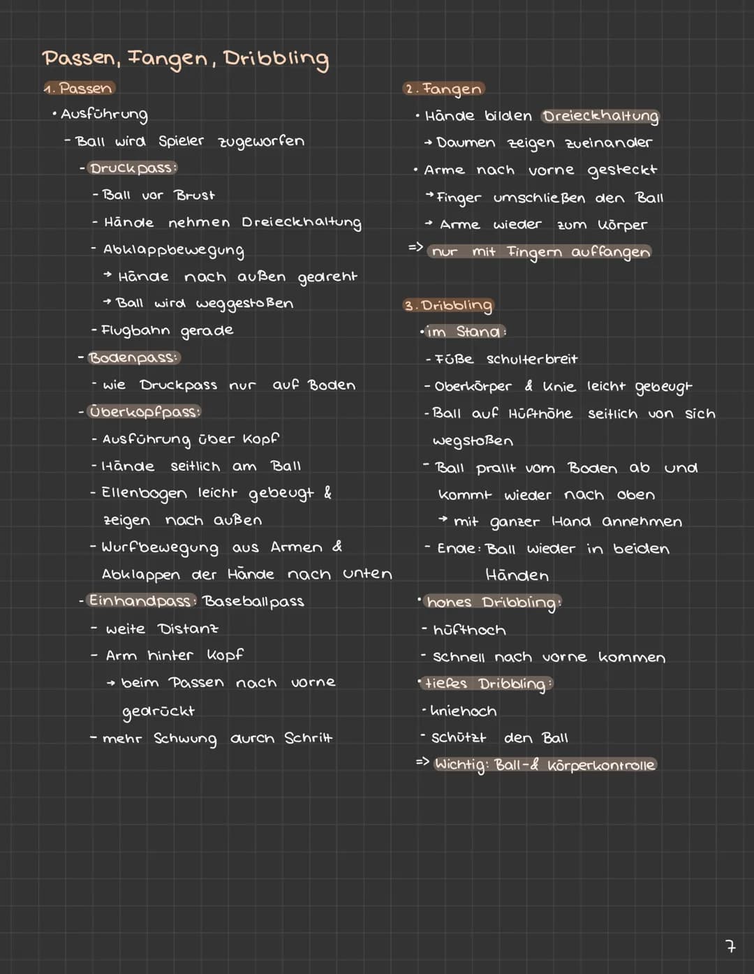 BASKETBALL
2. Tracking
Thema
• laufen mit Ball
Geschichte
Regelwerk
→ verboten
Handlungsbedingung
Passen, Fangen, Dribbling
Korbleger
Positi