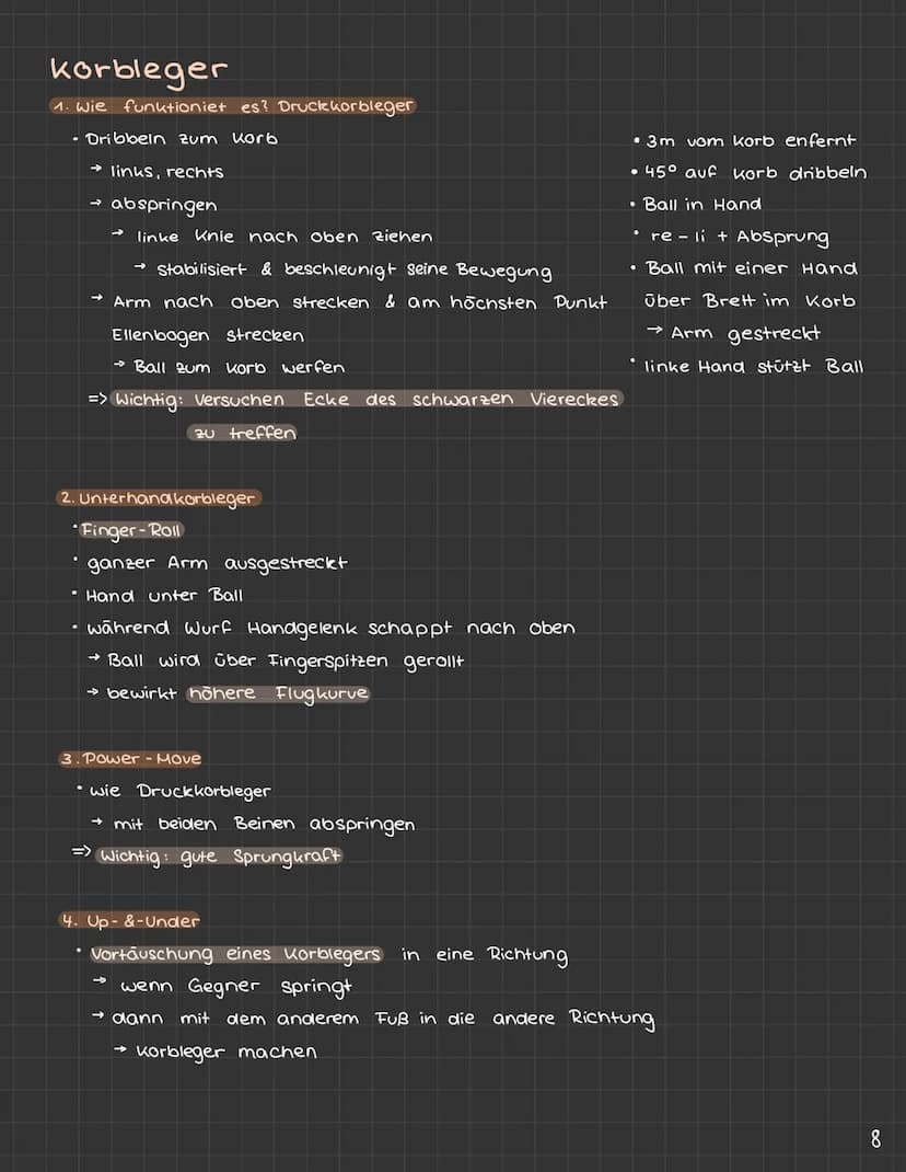 BASKETBALL
2. Tracking
Thema
• laufen mit Ball
Geschichte
Regelwerk
→ verboten
Handlungsbedingung
Passen, Fangen, Dribbling
Korbleger
Positi