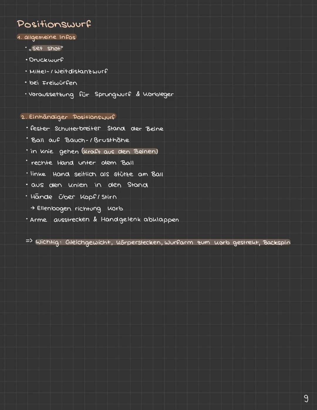 BASKETBALL
2. Tracking
Thema
• laufen mit Ball
Geschichte
Regelwerk
→ verboten
Handlungsbedingung
Passen, Fangen, Dribbling
Korbleger
Positi