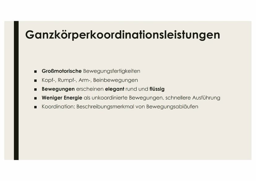 KOORDINATIONSLEISTUNGEN
UND KOORDINATIVE
FÄHIGKEITEN
Name Interpersonale Koordination
Definition: Abstimmung nichtsprachlichen Verhaltens
In