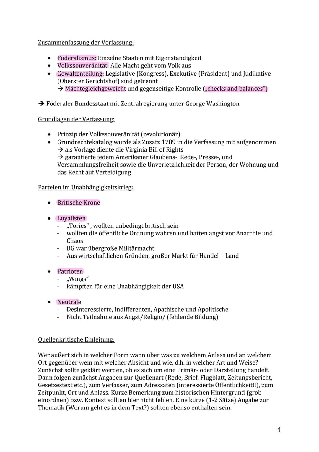 Lernzettel Geschichte Nr.1
Verlauf ab 1770:
5. März 1770
10. Mai 1773
12. Dez. 1773
Frühjahr 1774
● Boston Massacre
→ wurde von den Sons of 
