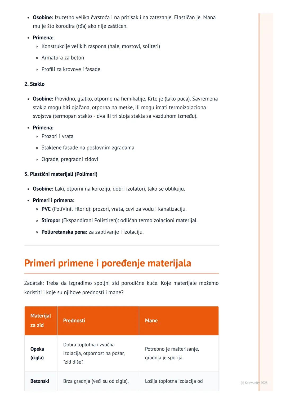 # Građevinski materijali

Uvod u građevinske materijale

Građevinski materijali su sve supstance, prirodne ili veštačke, koje koristimo za
i
