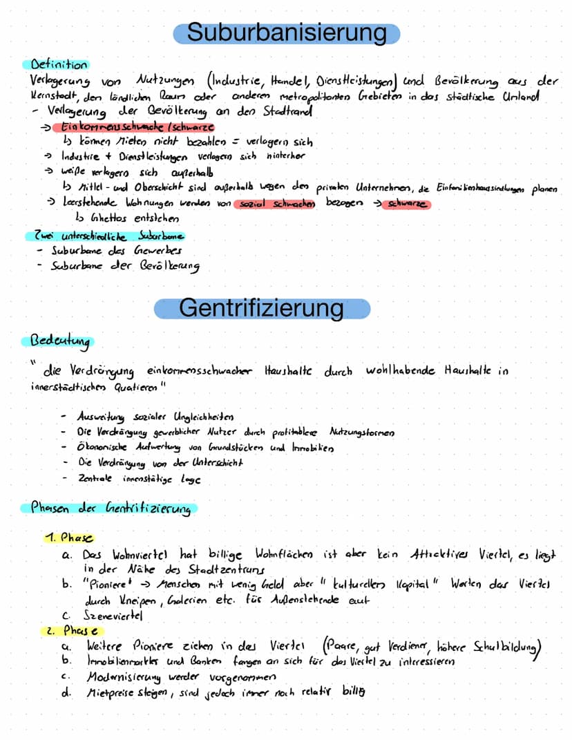 Stadtentwicklung und Stadtstrukturen
sonstige charakteristische
Merkmale
Typisierungs- Grundriss
kriterien
Mittelalter
(8.-15. Jh.):
Handels