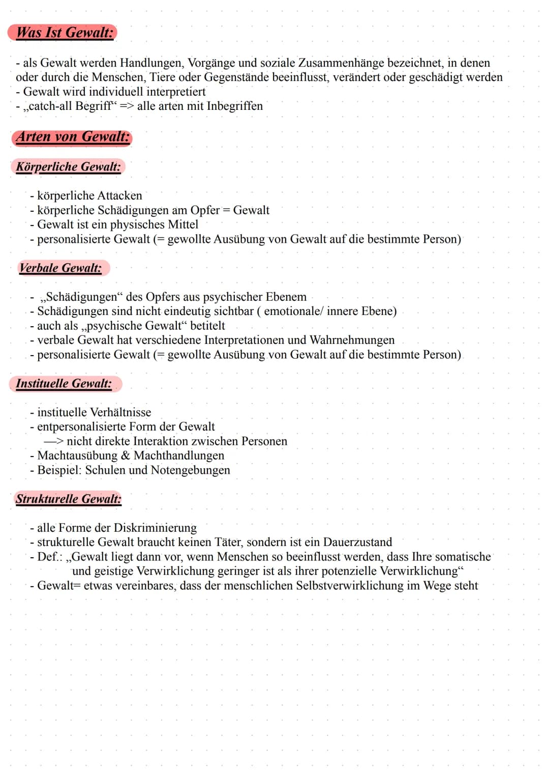 Gewalt
Inhaltsangabe:
- Gewalt Allgemein/ Arten der Gewalt
Ursachen von Aggressionen
(Freud, Dollard, Loren, Bandura)
- Heitmeyer
- PowerPoi