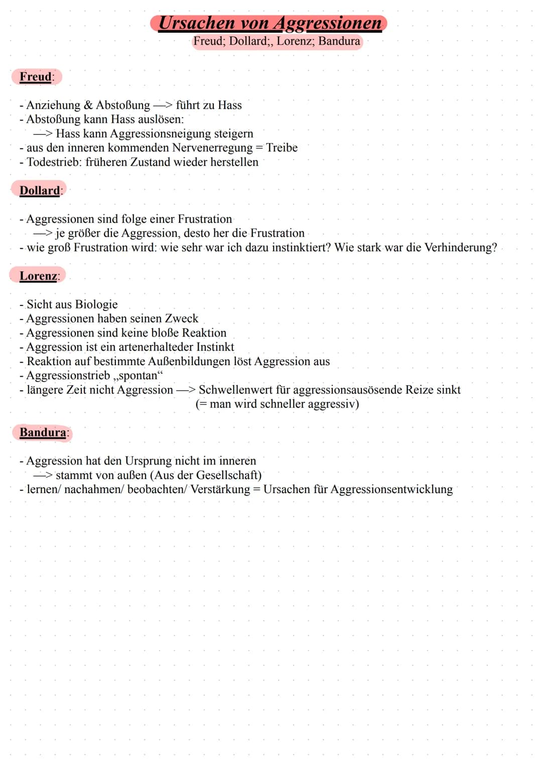 Gewalt
Inhaltsangabe:
- Gewalt Allgemein/ Arten der Gewalt
Ursachen von Aggressionen
(Freud, Dollard, Loren, Bandura)
- Heitmeyer
- PowerPoi