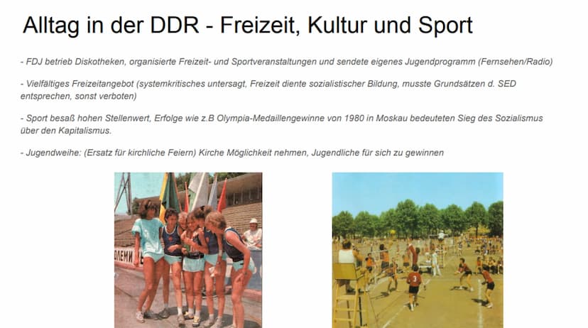 Das Leben in der DDR und BRD
BRD
Bundesrepublik Deutschland
Nordrhein-Westfalen
Rheinland-Pfalz
Saarland
Schleswig-Holstein
Hessen
Niedersac