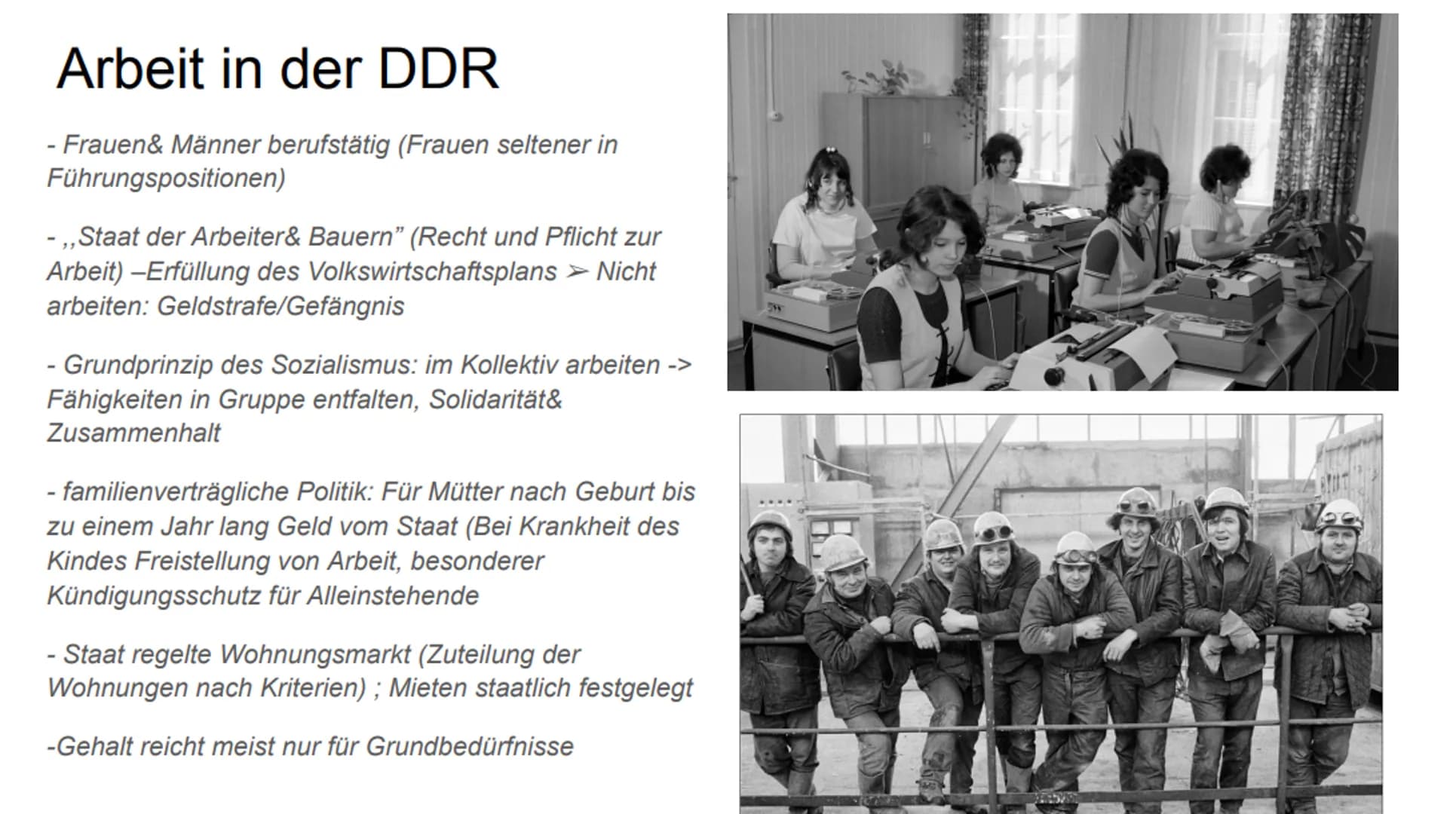 Das Leben in der DDR und BRD
BRD
Bundesrepublik Deutschland
Nordrhein-Westfalen
Rheinland-Pfalz
Saarland
Schleswig-Holstein
Hessen
Niedersac