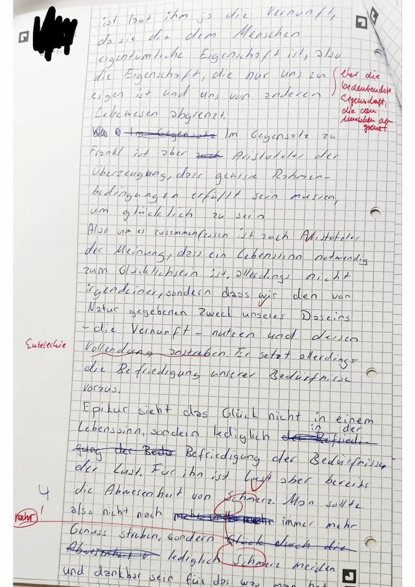 Arbeitsaufgaben
1.
2.
3.
Fassen Sie den vorliegenden Text ,Bedürfniserfüllung als Weg zum Glück?" in eigenen
Worten zusammen.
30 BE
zusammen