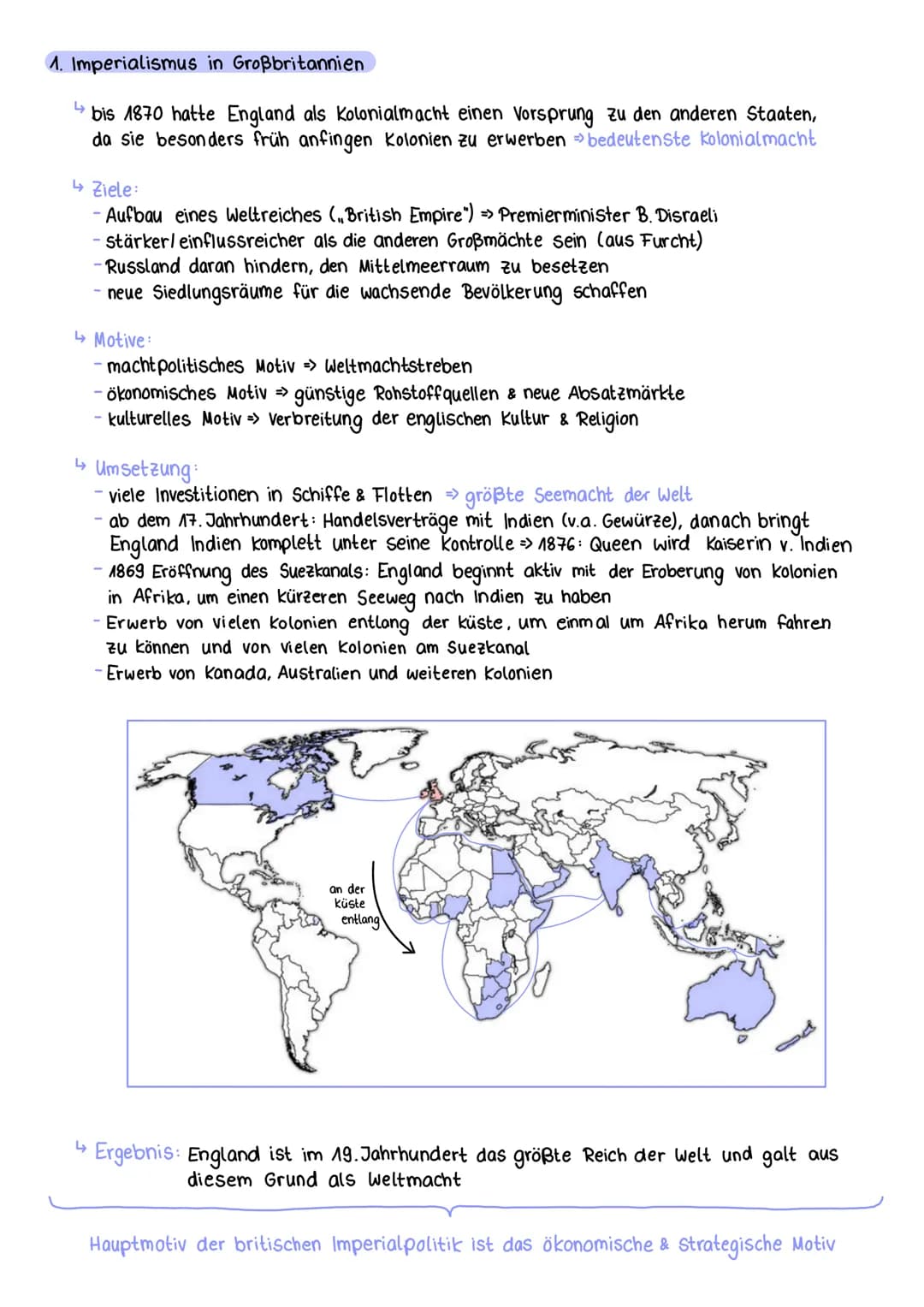 IMPERIALISMUS
Was bedeutet Imperialismus?
Der Imperialismus ist die Politik eines Staates mit dem Ziel eine Herrschaft über
ein anderes Land