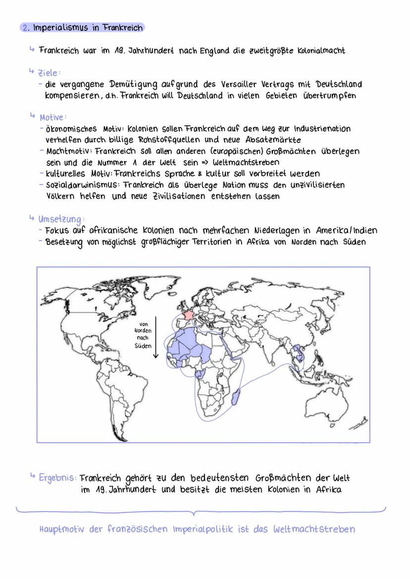 IMPERIALISMUS
Was bedeutet Imperialismus?
Der Imperialismus ist die Politik eines Staates mit dem Ziel eine Herrschaft über
ein anderes Land