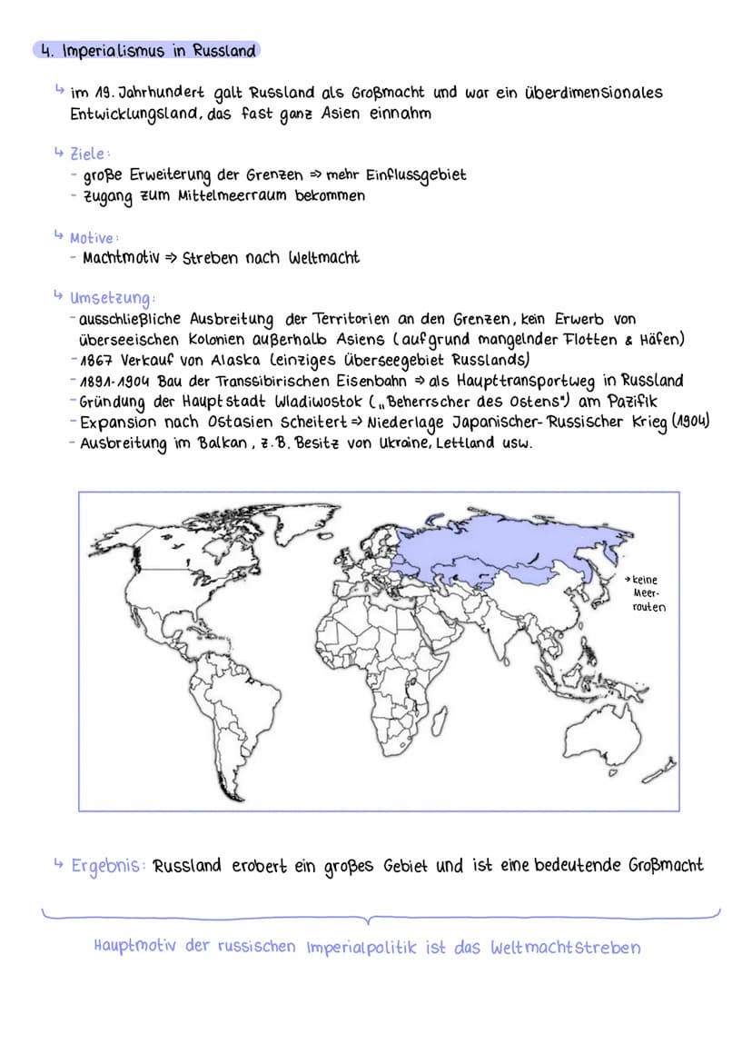 IMPERIALISMUS
Was bedeutet Imperialismus?
Der Imperialismus ist die Politik eines Staates mit dem Ziel eine Herrschaft über
ein anderes Land