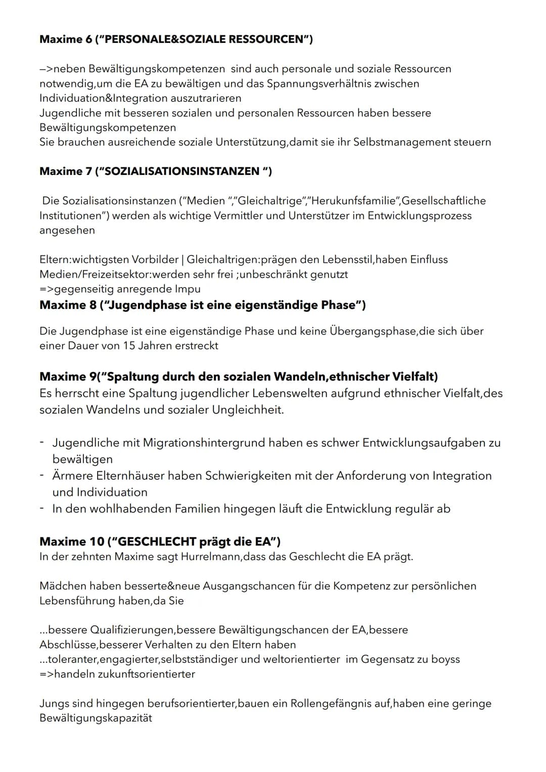 Das Modell der produktiven Realitätsverarbeitung beschreibt die Persönlichkeitsentwicklung
des Jugendlichen als Auseinandersetzung mit der i