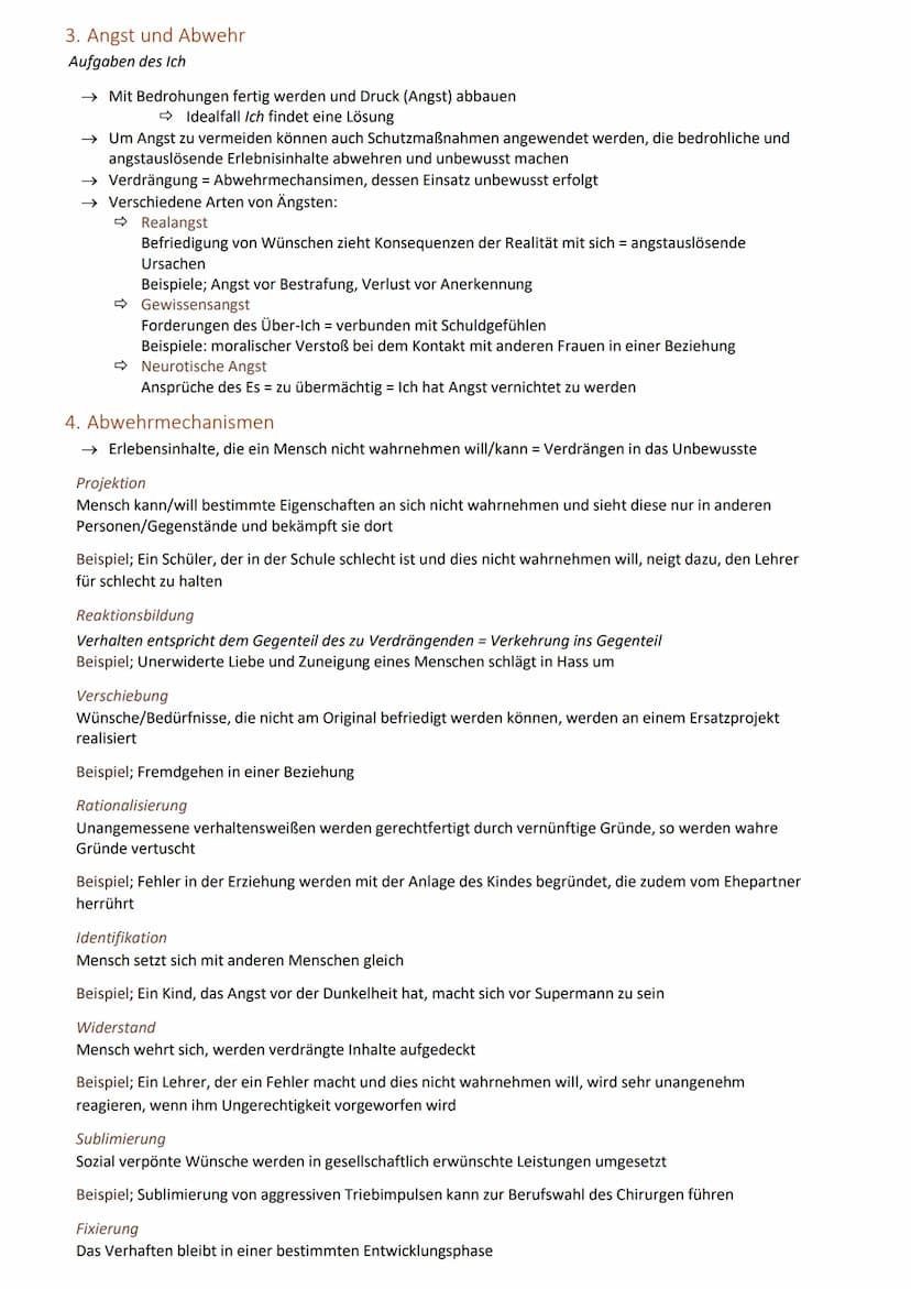 PSYCHOANALYTISCHES PERSÖNLICHKEITSMODELL
a. Grundlagen zu Person und Menschenbild
1. Grundannahmen
→→ Bestimmte seelische Vorgänge sind dem 