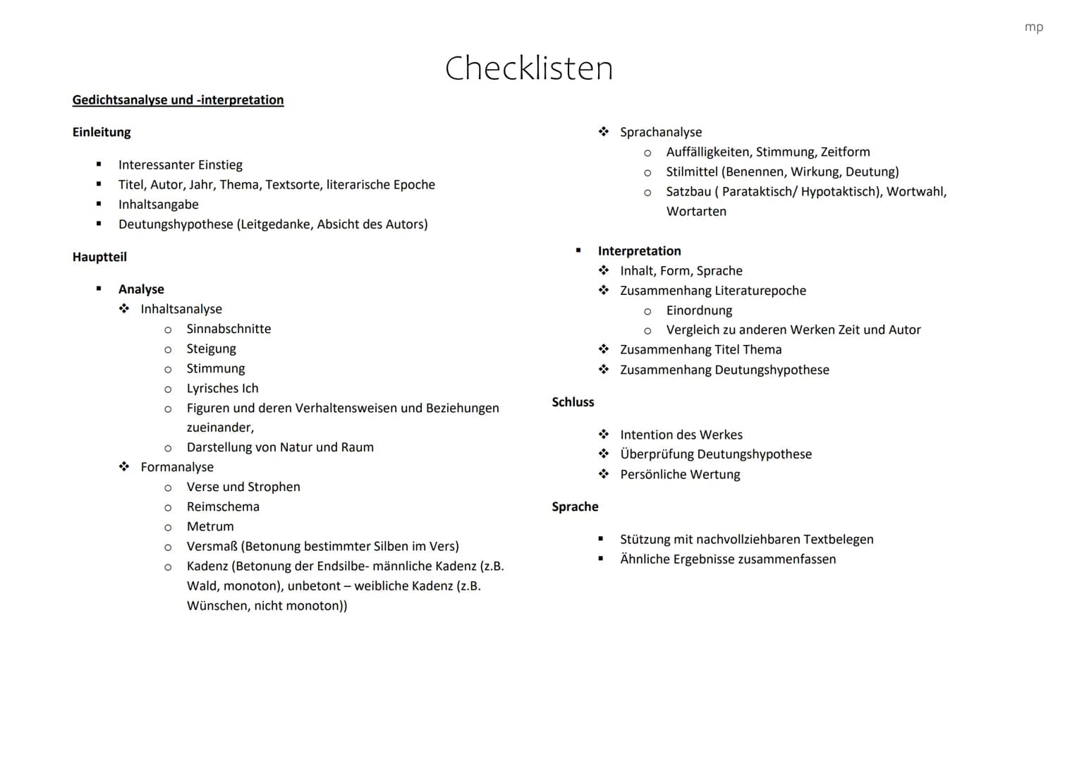 mp
uu
Dramenszenenanalyse
Was ist eine Dramenszenenanalyse?
•
Checklisten
Textanalyse, Auseinandersetzung mit Theaterstücken (Textgattung
,,