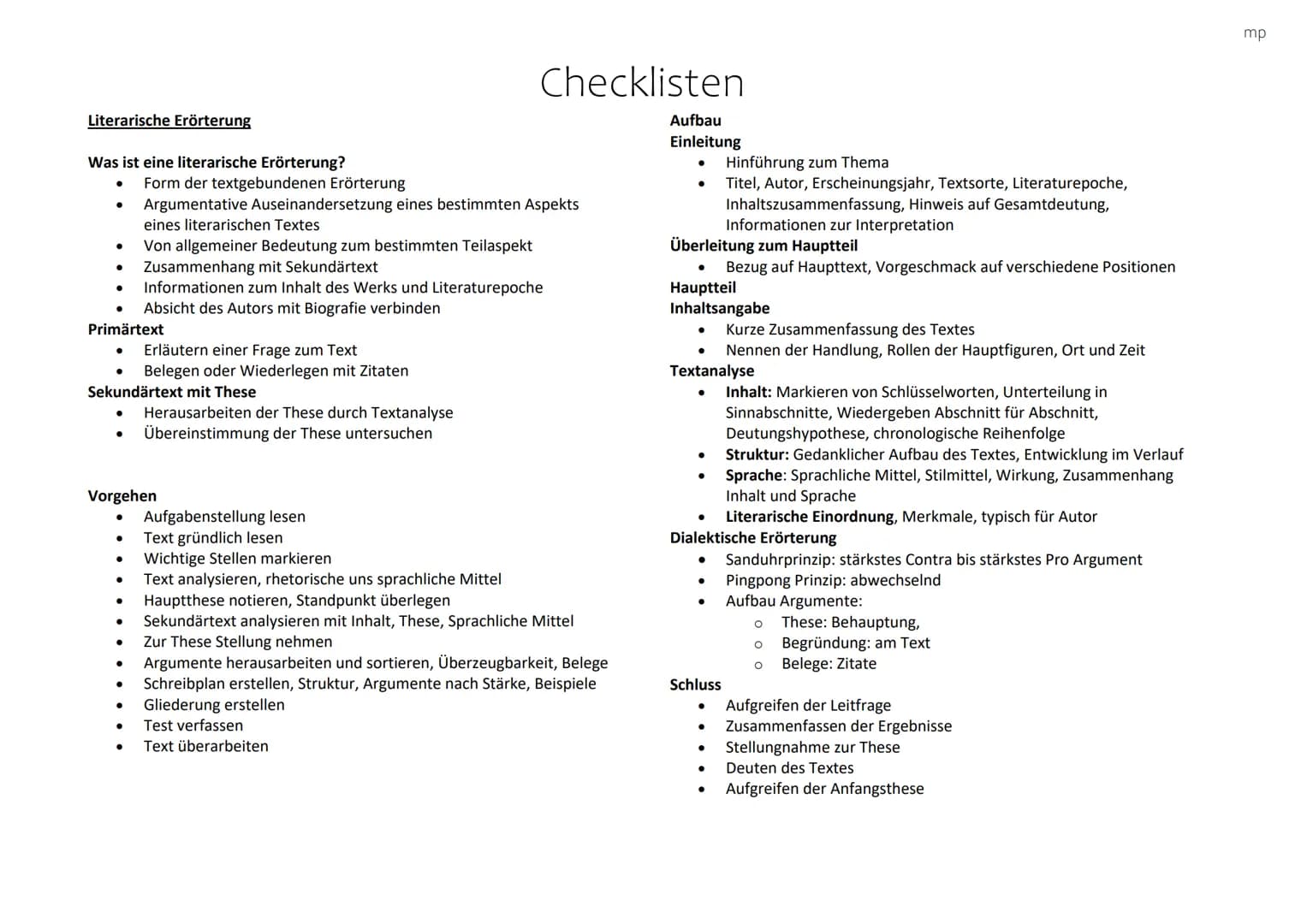 mp
uu
Dramenszenenanalyse
Was ist eine Dramenszenenanalyse?
•
Checklisten
Textanalyse, Auseinandersetzung mit Theaterstücken (Textgattung
,,