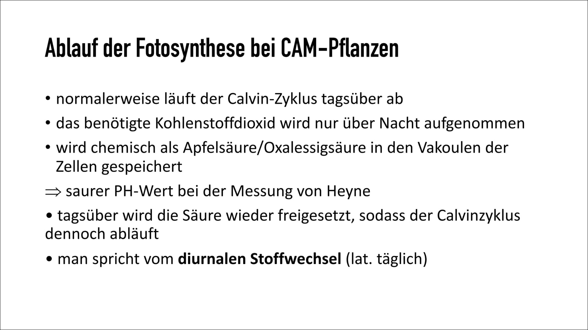 CAM-Pflanzen
von: Emma Sorgenfrei Gliederung
• Die Entdeckung
Wofür steht ,,CAM"?
• Was sind CAM-Pflanzen?
• Welche Pflanzen gehören zu den 