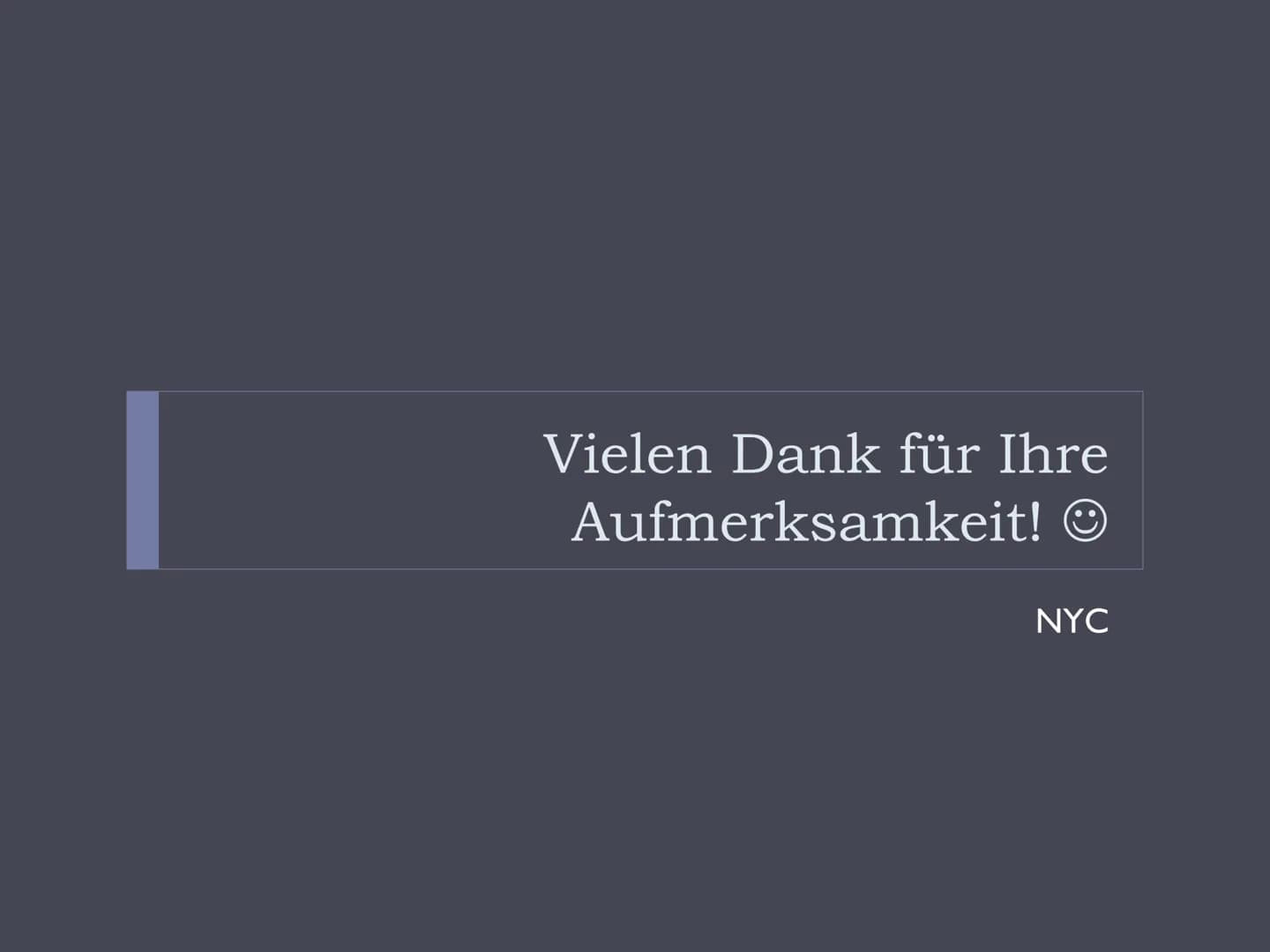 New York
„größte Stadt der USA" Gliederung
Lage
► Fakten
‣ Geschichte von New York City
▶ Sehenswürdigkeiten Lage
▸ 41°nördliche Breite / 74