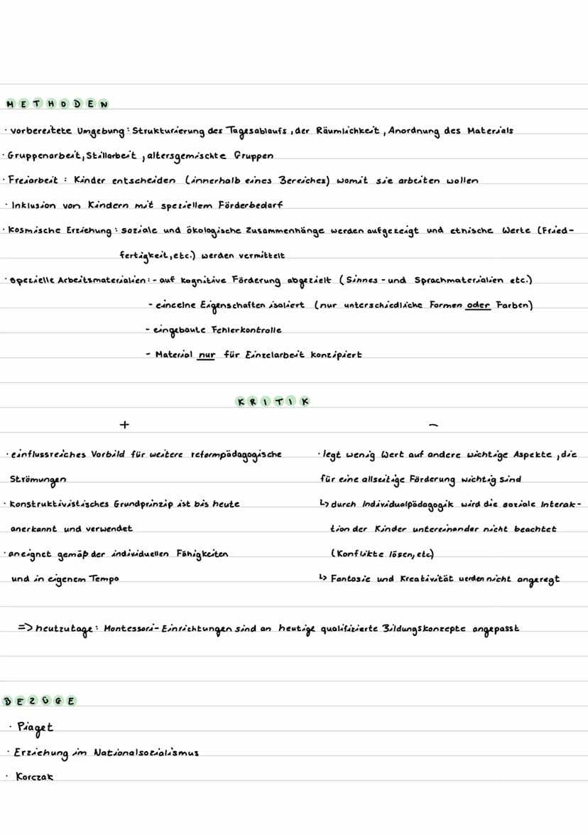 ZUR
mant
MONTESSORI-RADAfaçık
PERSON
مهم قم نمیم
· Maria Montessori - Vertreterin der Reformpädagogik
* 1870 + 1952
• studierte Medizin, Pro