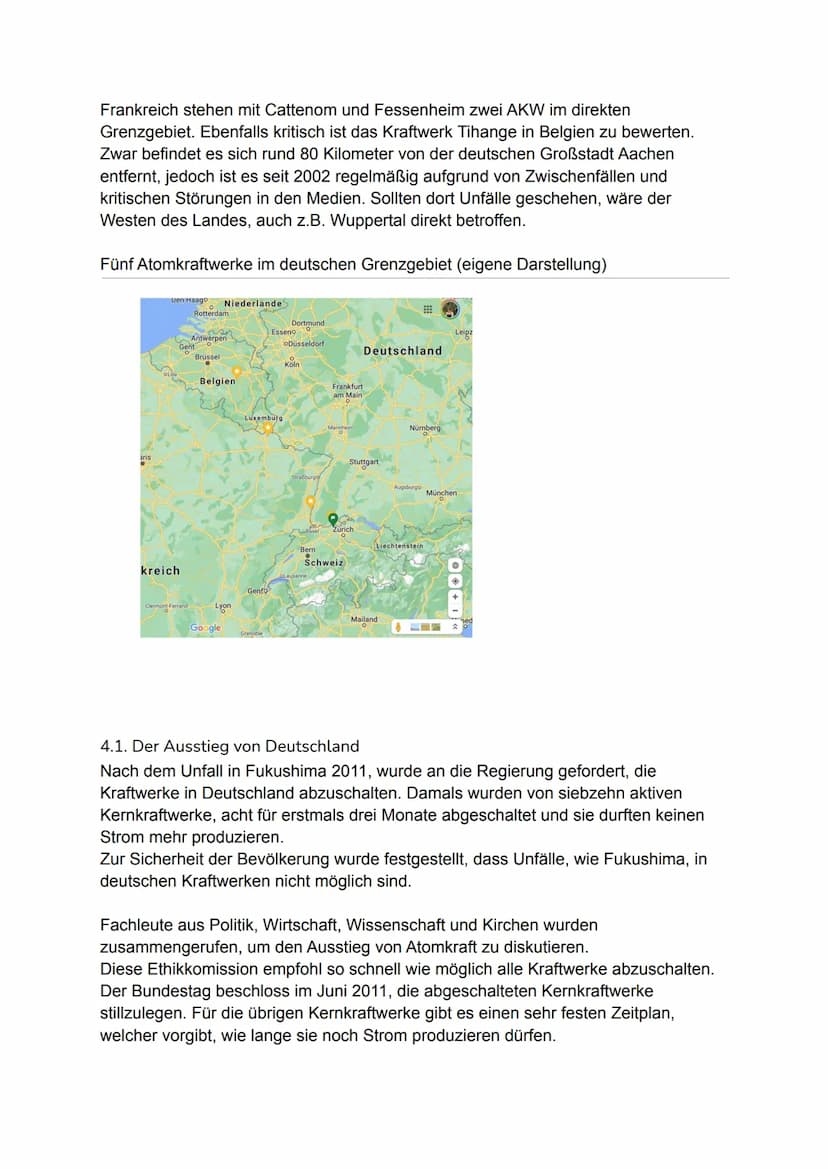 Atomkraft - ein vertretbares Risiko?
Mara Werbeck
Atomkraft gilt in vielen Staaten und politischen Strömungen, als sichere,
zukunftsorientie