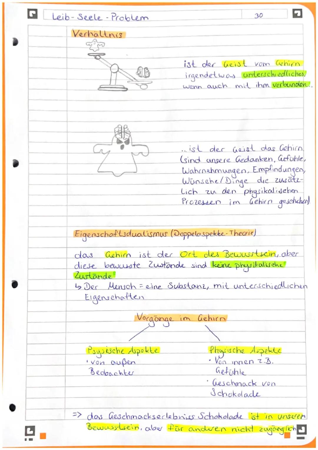 Leib-Seele-Problem
René Descartes :
Das Ich
-
ein denkendes Ding.
6
Mein Körper- ein ausgedehntes Ding.
Die Zirbeldruse
Pierre Gassendi: Ein