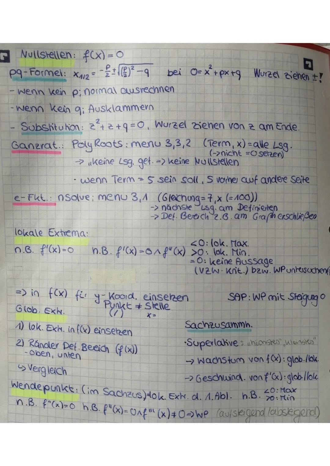 # Analysis Wiederholung

Ableitungsregeln: Tangentensteigung damit bestimmen

- Potenzregel: $f(x)=x^n=> f'(x)=n.x^{n-1}$

- Faktorregel:

$