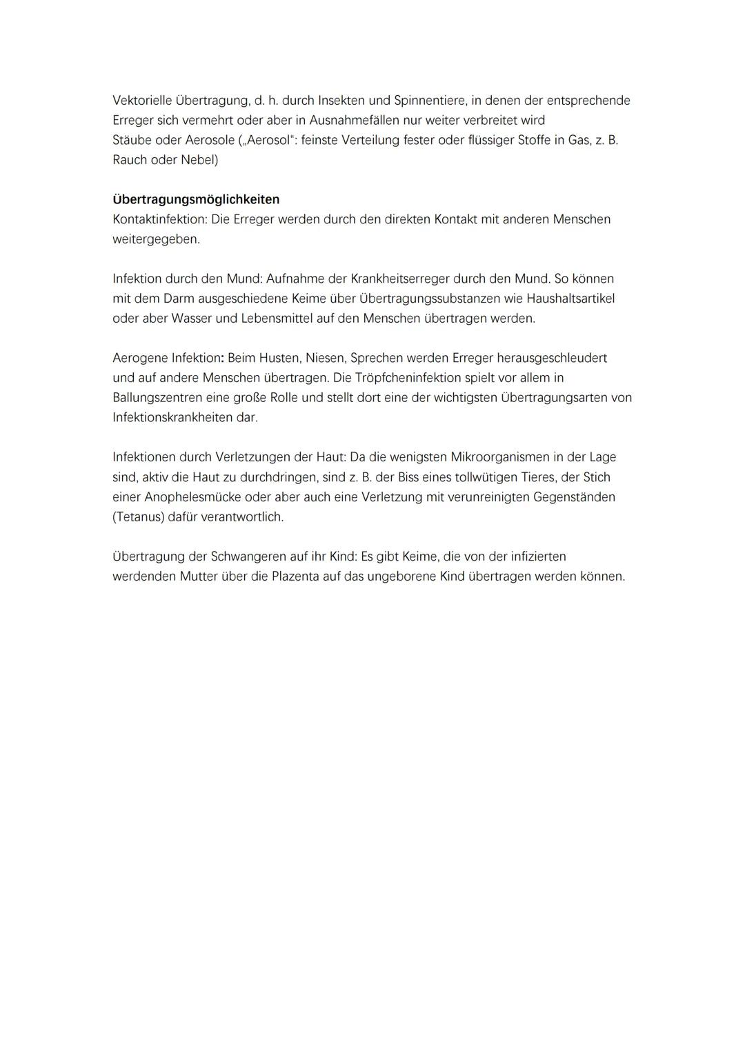 Krankheitserreger
Vier Arten von Krankheitserreger: Bakterien, Viren, Parasiten, Pilze
Bakterien
Zytoplasma
Plasmid
Nucleoid (DNA)
Viren
Rib