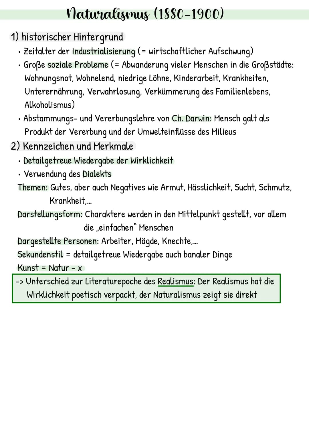 1) historischer Hintergrund
·
• Zeitalter der Industrialisierung (= wirtschaftlicher Aufschwung)
• Große soziale Probleme (= Abwanderung vie