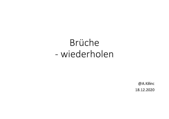 Know Brüche thumbnail