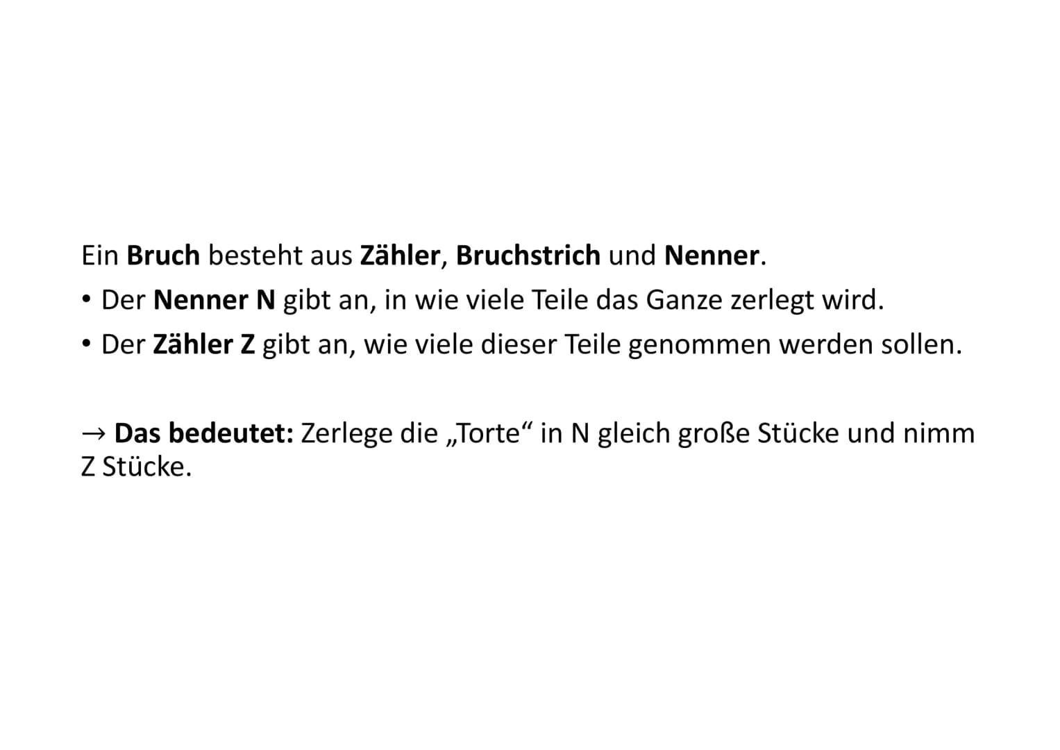Brüche
- wiederholen
@A.Kilinc
18.12.2020 Was sind Brüche?
e
Mit Brüche können wir die Anteile bestimmen. Ein Bruch besteht aus Zähler, Bruc