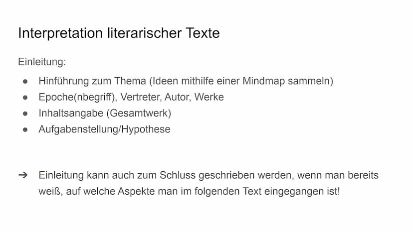 Gliederung
• Analyse pragmatischer Texte
• Interpretation literarischer Texte
• Erörterung literarischer Texte
Erörterung pragmatischer Text