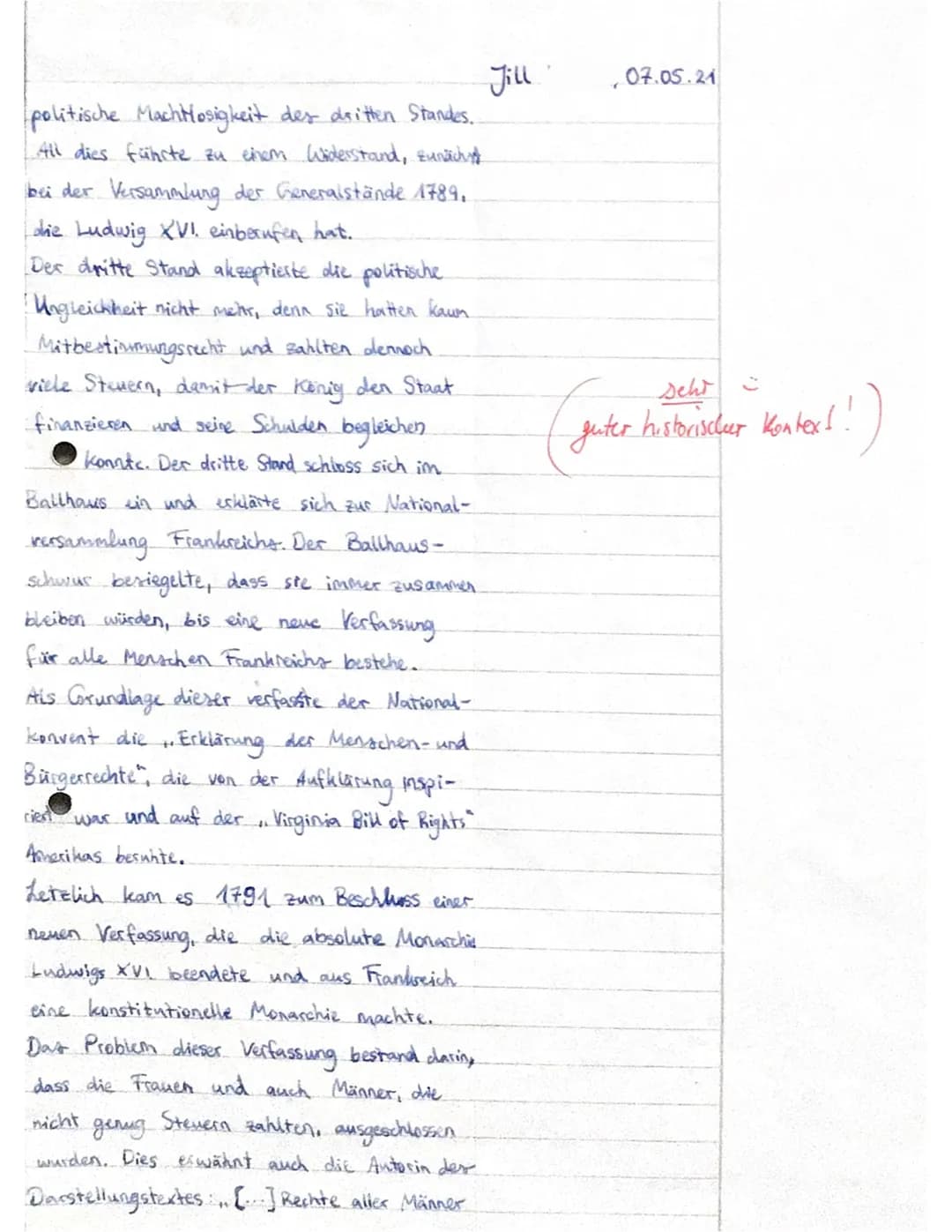 GE-GK-EF/
Materialgrundlage
Name:
Jiu
Aufgabenstellung
Klausur Nr. 2
Gleiche Rechte für alle Menschen?
- Die Menschenrechte in historischer 