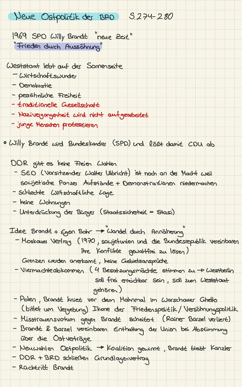 GGK Klausur Zusammenfassung Nr. 1
Ost-West-Konflikt/kalter Krieg (S.220-230)
Entstehung
Ende I WK
1945
politisches
System
Wirtschafts-
syste