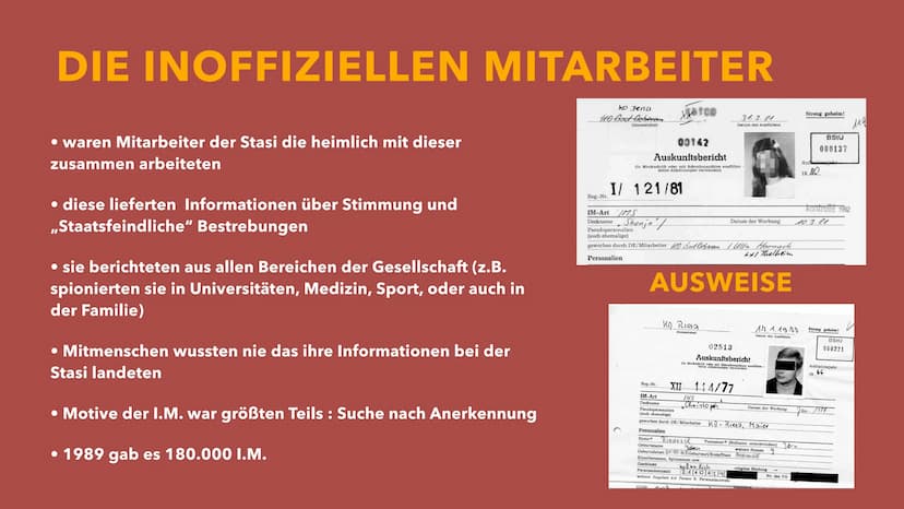 Geschichte der DDR
MINISTERIUM FÜR
STAATSSICHERHEIT
MINISTERIUM
A
ERIUM FÜR
STAATSSICHERHEIT INHALT
MINISTERIUM
0
A
ERIUM FÜR
STAATSSICH
• D