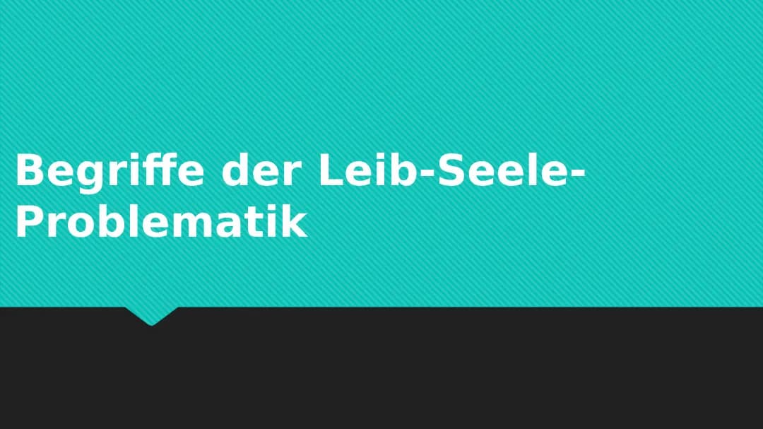 Leib-Seele-Problem einfach erklärt: Descartes, Platon und mehr