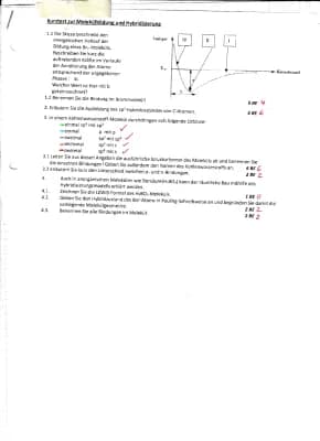 Know Molekülbindung und Hybridisierung  thumbnail