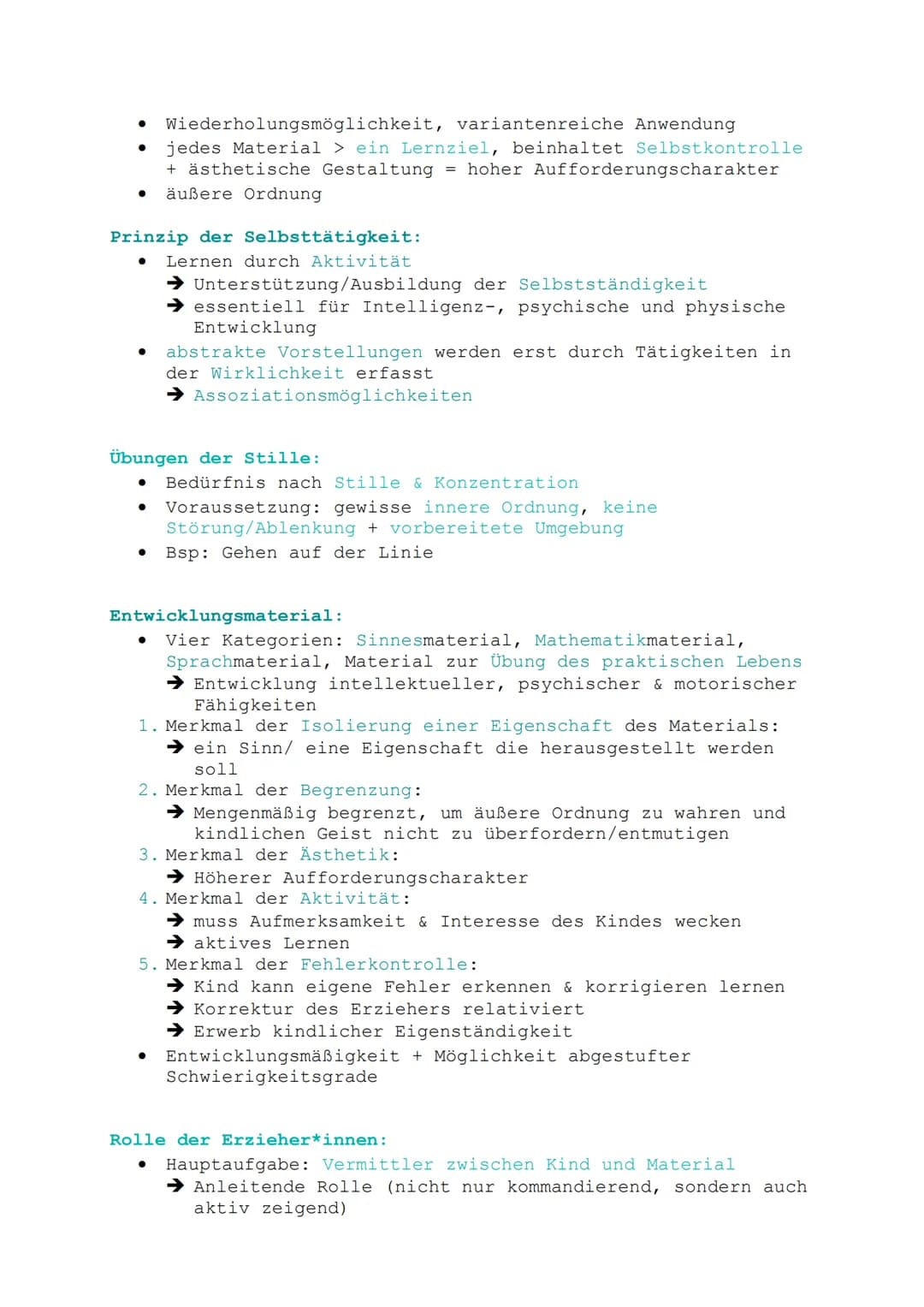 Biografie:
● 1870 1952 aus Italien
● Studium:
➜Medizin (Promotion)
Psychologie
Maria Montessori
→ Pädagogik
⇒ breites wissenschaftliches Fun