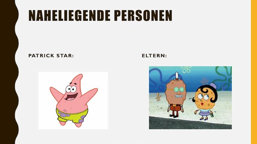 SPONGEBOB
SCHWAMMKOPF
PRÄSENTIERT VON
ALIZA & NEVA $3
S
ICH BIN
BEREIT
Er verwendet
dieses Zitat wenn
er zur Arbeit
geht. GLIEDERUNG
1. BIOG