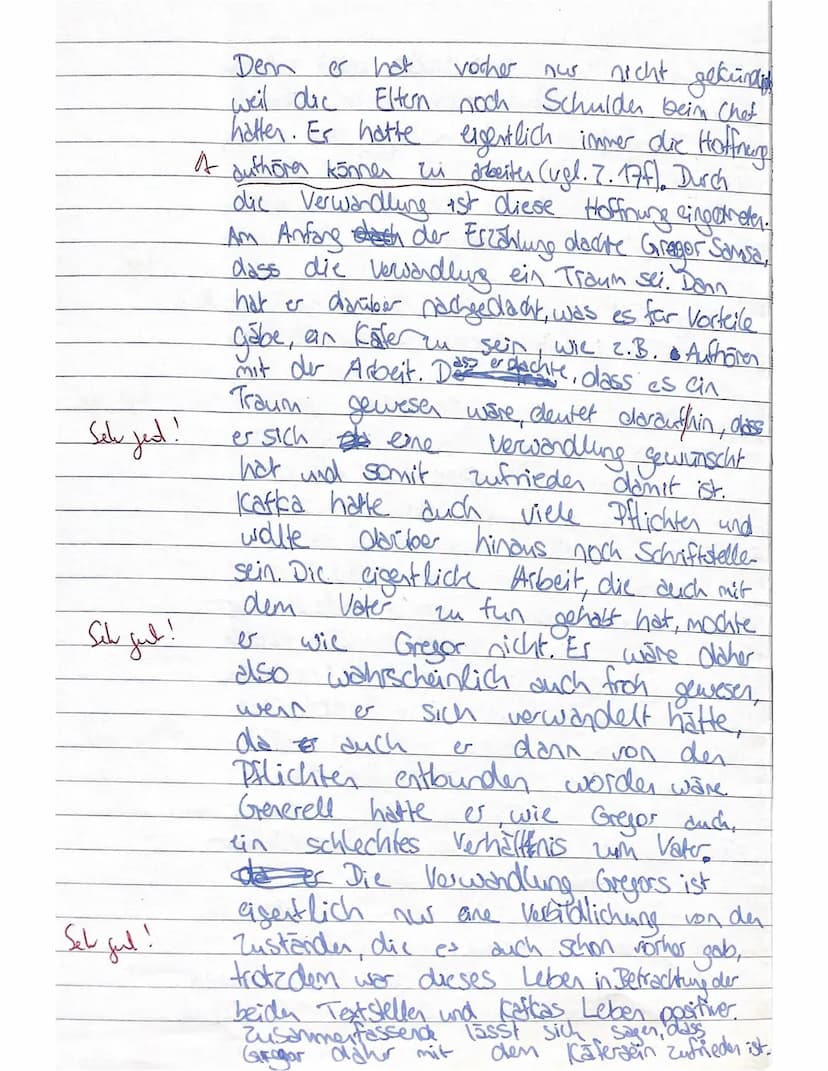 SymmaMITRITT COU
Deutsch Q1,2-G91
Jy
1
Thema: Franz Kafka: Die Verwandlung
Aufgabenstellung:
48
1. Analysieren Sie die vorliegenden Auszüge 