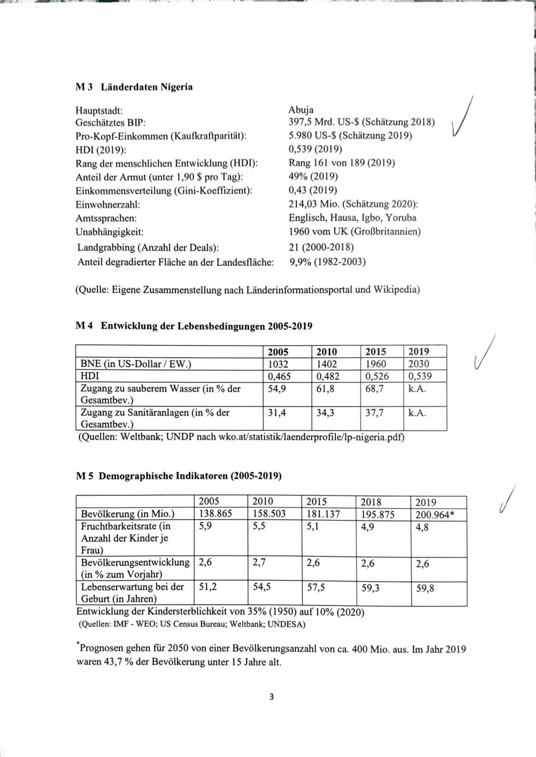 Erdkunde Name:
EK GK QI
Reihenthema: Globale Disparitäten
Vierte Klausur
Klausurthema: Rohstoffförderung als Impuls für eine nachhaltige Ent