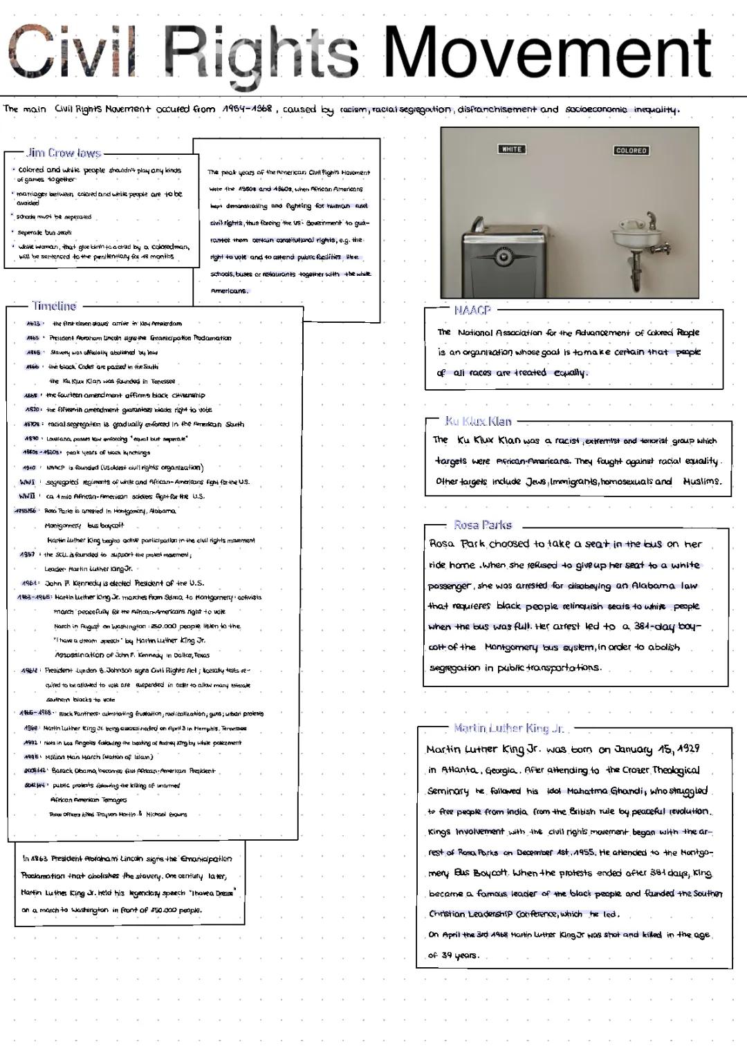 American Civil Rights Movement: Important People, Timeline, and Jim Crow Laws