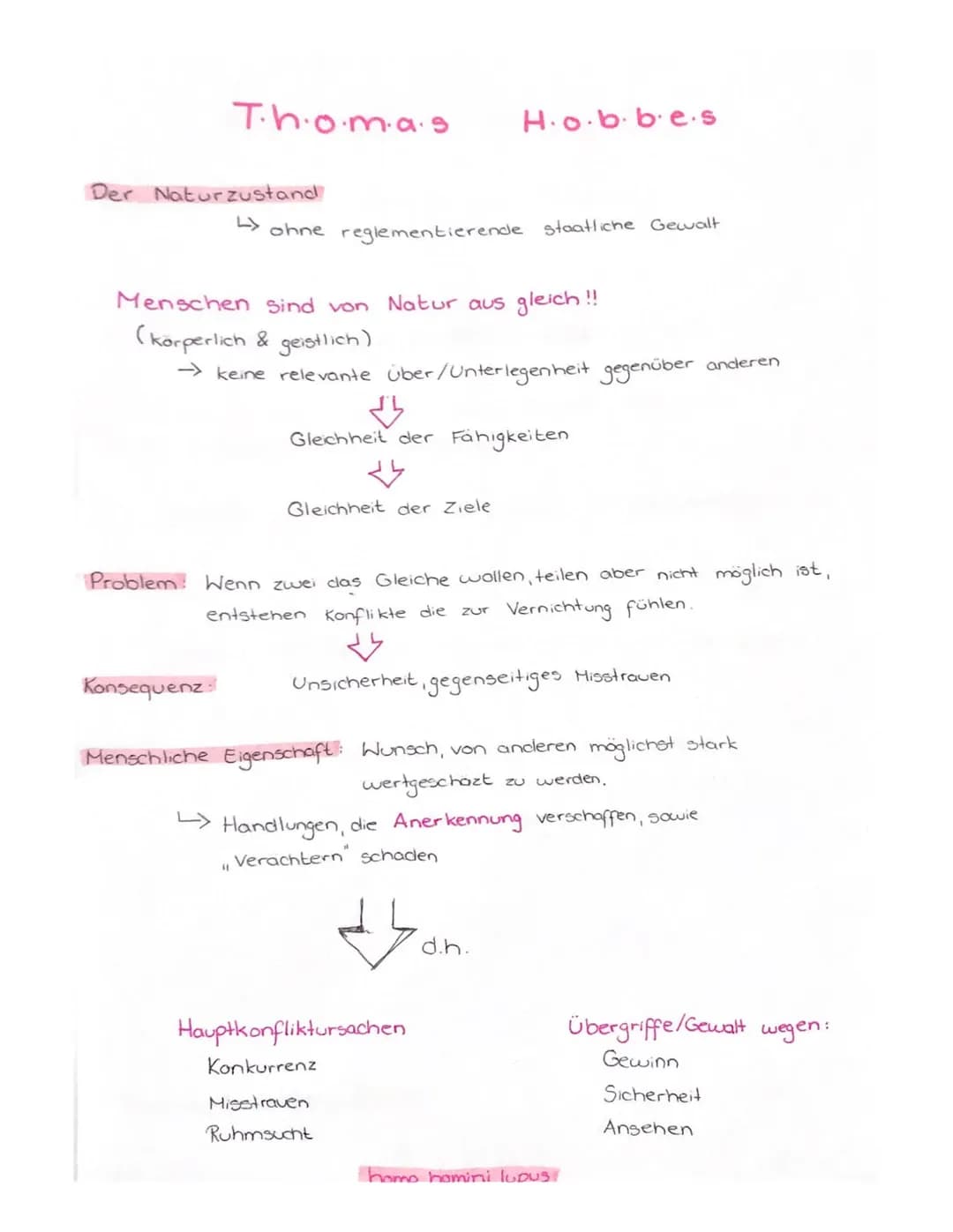 Der Natur zustand
T·⋅h·o·m·a·s
Menschen sind von Natur aus gleich!!
(körperlich & geistlich)
Konsequenz
Lohne reglementierende staatliche Ge