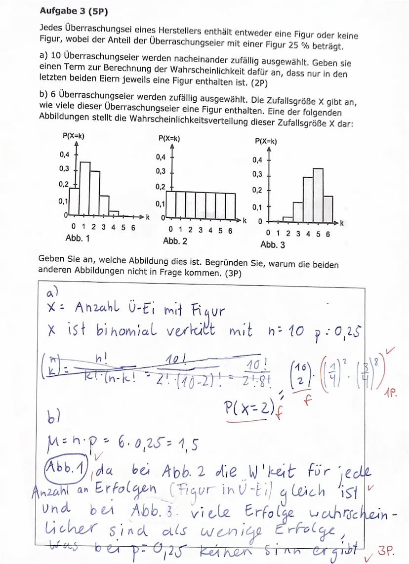 Hilfsmittelfreier Teil (15P)
Klausur Nr. 1
0,5
Aufgabe 1 (5P)
50 % der der Studierenden, die sich zu einer Klausur anmelden, sind
Wiederhole