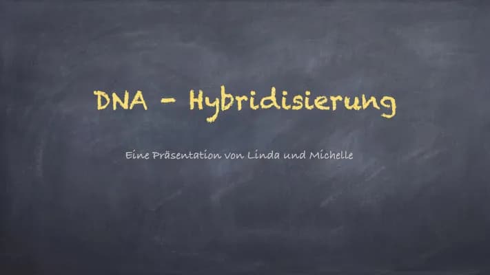 Know DNA-Hybridisierung / Präsentation thumbnail