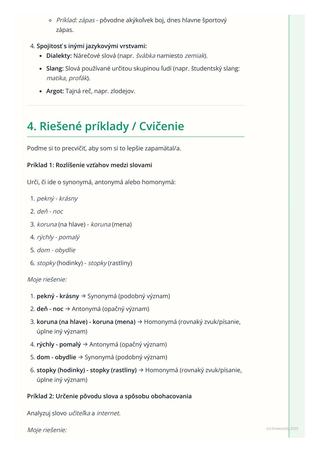# Lexikológia - Slovná zásoba

## 1. Prehľad lexikológie a slovnej zásoby

Lexikológia je super dôležitá časť jazykovedy, ktorá sa zaoberá s