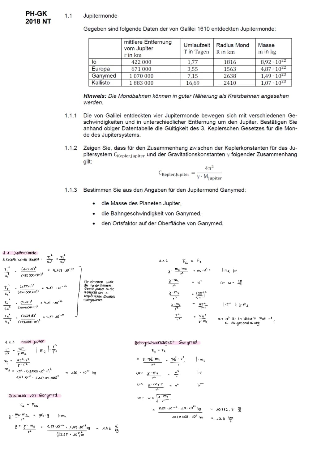Herke
Gravitationskräfte (Symbol FG)
Gravitationskraft ist abhängig von
Abstand beider
Mossen beidler Körper (proportional)
Gravitationsgese